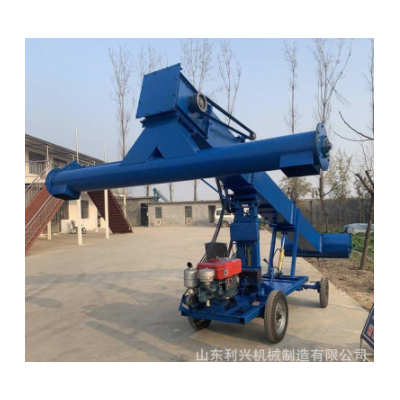 玉米装车起粮机 28马力散粮收集扒谷机 多功能稻谷装车扒粮机