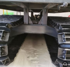 沼泽湿地专用钢制履带液压遥控运输车、机械式底盘电动底盘厂家图3