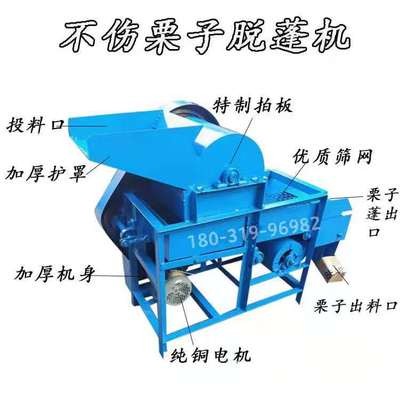 厂家供应板栗去刺机板栗脱蓬去毛刺机板栗去刺剥壳机图4