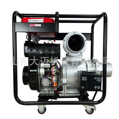 柴油大流量加厚泵体6寸抽水泵 防洪排涝农田灌溉鱼塘换水排水泵图5