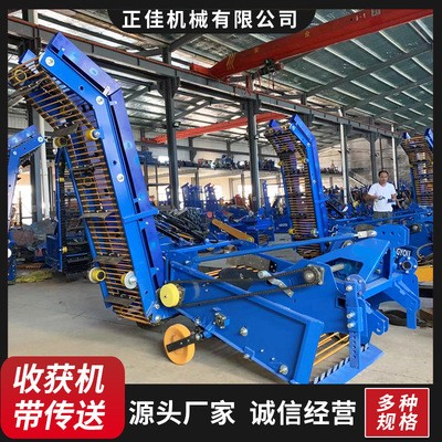 多功能大蒜出蒜机拖拉机带大蒜收获机前置式花生大豆收获机图2