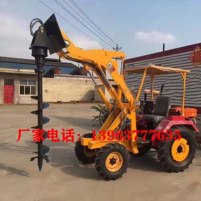 建筑适用小型翻头装卸机新款出售四驱四缸装载车农用抓木抓草机图2