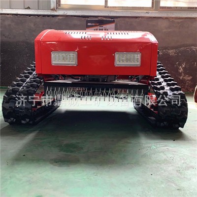 堤坝斜上坡割草机 遥控履带式自动割草机 荒地草坪除草机园林图2