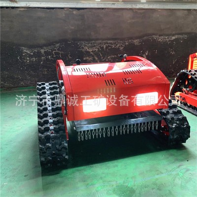 堤坝斜上坡割草机 遥控履带式自动割草机 荒地草坪除草机园林图3