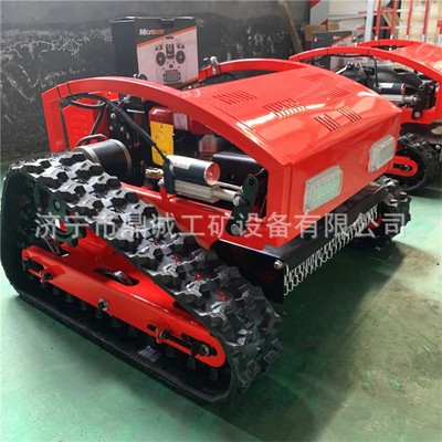 堤坝斜上坡割草机 遥控履带式自动割草机 荒地草坪除草机园林图4