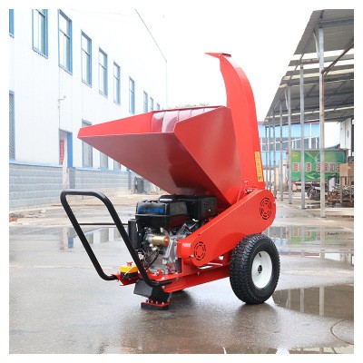 树枝粉碎机 园林汽油手推修剪枝条粉碎机 果树10公分树枝粉碎机