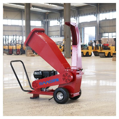 树枝粉碎机 园林汽油手推修剪枝条粉碎机 果树10公分树枝粉碎机图4