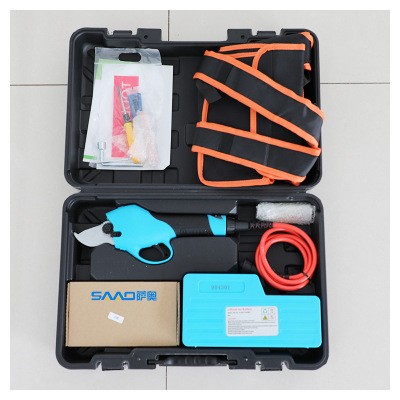 果树电动修枝剪 园林绿化高枝剪 花艺树枝剪电动园艺剪刀图2