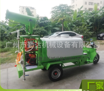 勤达牌新能源电动洒水车雾炮车园林绿化环卫电动工地喷雾除尘车图3