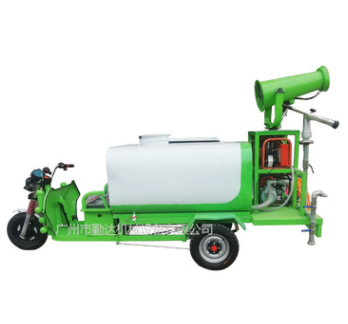 佛山市新能源电动洒水车三轮雾炮车园林绿化环卫工地喷雾除尘车图5