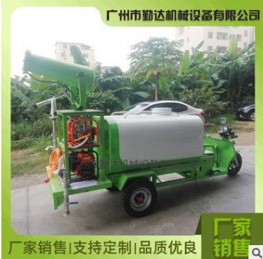 佛山市新能源电动洒水车三轮雾炮车园林绿化环卫工地喷雾除尘车图3