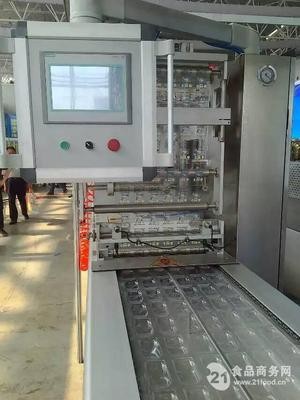 全自动食品真空包装机械，连续热成型拉伸膜食品包装机图4