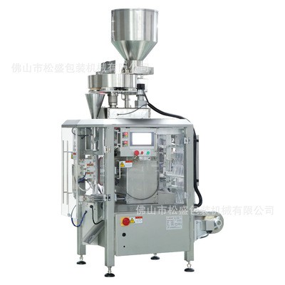 代餐粉小型立式包装机定量称重辣椒酱果汁粉剂面粉酱料袋装包装机图5