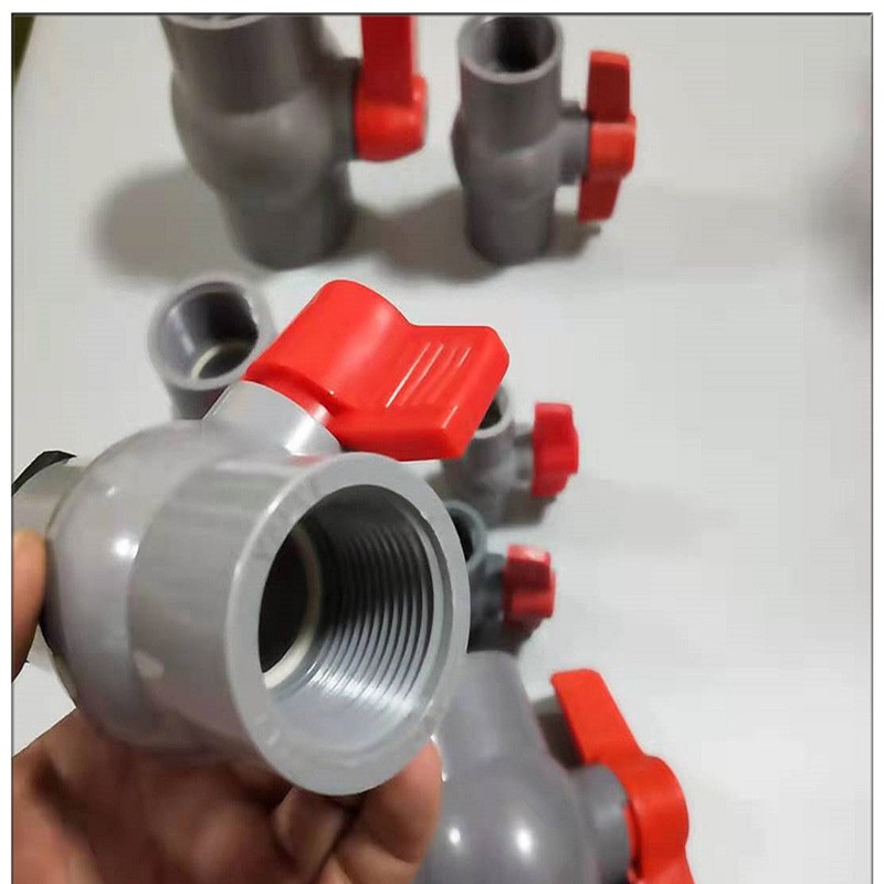 PVC球阀丝口阀门插口阀门PVC丝口球阀图2