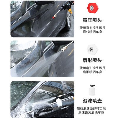 工厂家用洗车枪 便携式无线清洗机 无线高压洗车水枪充电式洗车枪图4