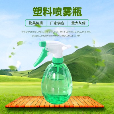 园艺浇花喷壶多肉植物瓜形喷水壶家用彩色手压式喷雾瓶塑料洒水壶