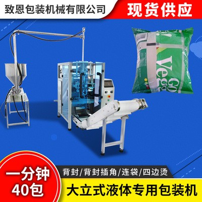 厂家直销全自动定量液体包装机 袋装膏体液体灌装机 酱料灌装机