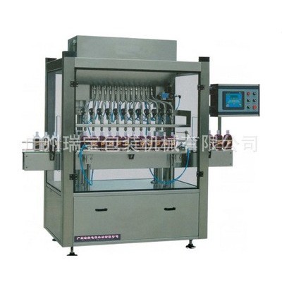 4头花生酱灌装线 蓝莓果酱定量灌装设备 全自动活塞式浓酱灌装机