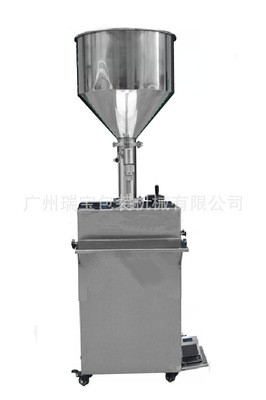 半自动蓝莓果酱定量灌装机 立式气动活塞式溶剂灌装设备 厂家直销图4
