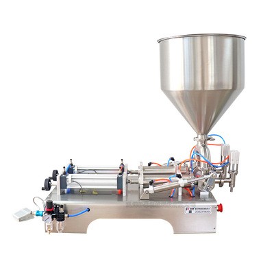 厂家供应卧式气动双头半流体果酱蜂蜜牙膏乳液自动定量分装灌装机图5