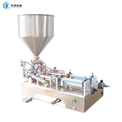 厂家供应卧式气动双头半流体果酱蜂蜜牙膏乳液自动定量分装灌装机图3