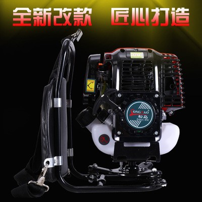 松岛四冲程背负除草松土机割草割灌机小型打草机多功能锄草开荒机图4