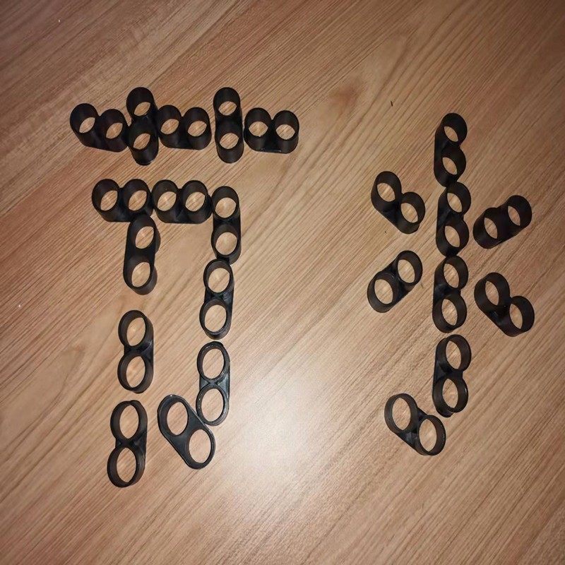 农用毛管堵头折堵8字堵头灌溉用滴管堵头图8