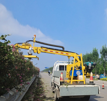 高空树木修剪机报价 绿篱修剪机高效率修剪机 小型车载绿篱修剪机图2