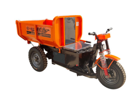 2021工程三轮车工地电动三轮车拉砂浆液压自卸车建筑工地运输车图5