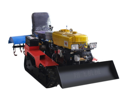 履带式微耕机多功能农用小型柴油果园耕地开沟起垄除草四驱旋耕机图5