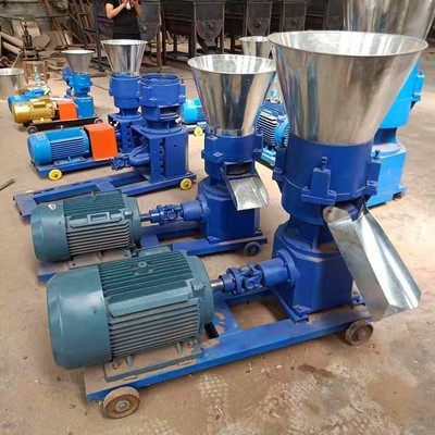 各种型号饲料颗粒机 鸡鸭鱼猪饲料制粒机小型家用机械造粒机