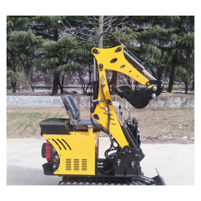 出口08型迷你履带挖掘机 农用微型挖掘机 果园小型液压勾机抓木机