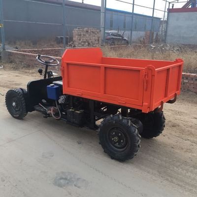 建筑工地柴油三轮车电动工程自卸载重王农用养殖小型混凝土翻斗车图2