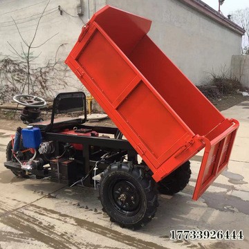 柴油三轮车农用车小型工程电动建筑工地农用运输车自卸爬坡翻斗车图2