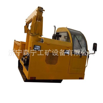 生产山地自卸工程履带随车吊 小型橡胶吊重运输一体车吊车厂家图4
