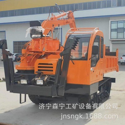 山东生产橡胶履带载重8吨运输车 山地四不像自卸式履带四驱车图5