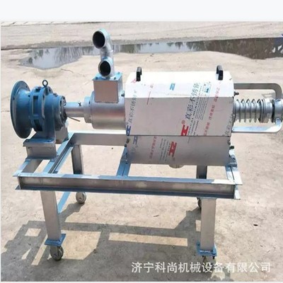 供应不锈钢粪水脱离机 养殖场粪便挤压式干湿分离机图2