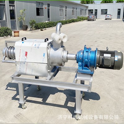 供应不锈钢粪水脱离机 养殖场粪便挤压式干湿分离机图4