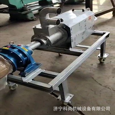 供应不锈钢粪水脱离机 养殖场粪便挤压式干湿分离机图3