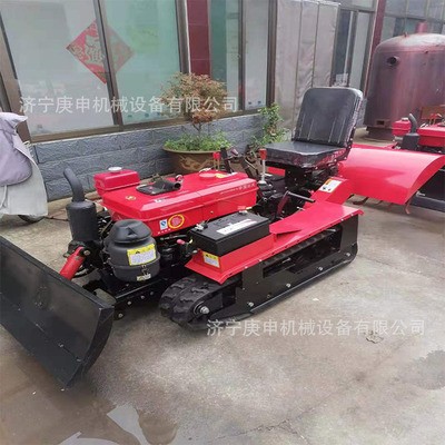 乘坐式履带式微耕机 自走式田园管理机 遥控开沟回填除草旋耕机图4