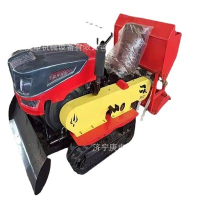 乘坐式履带式微耕机 自走式田园管理机 遥控开沟回填除草旋耕机图5