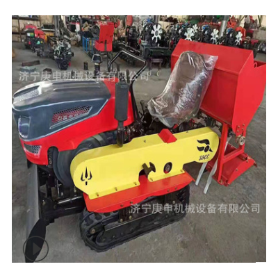园林草坪开荒除草机 乘坐式遥控旋耕机 履带式田园管理机