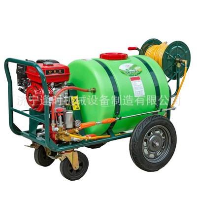 手推汽油打药机 园林高压四轮打药车养殖消毒园林植保电动打药机图5