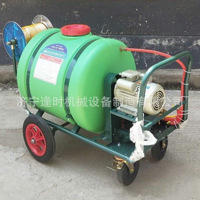 手推汽油打药机 园林高压四轮打药车养殖消毒园林植保电动打药机