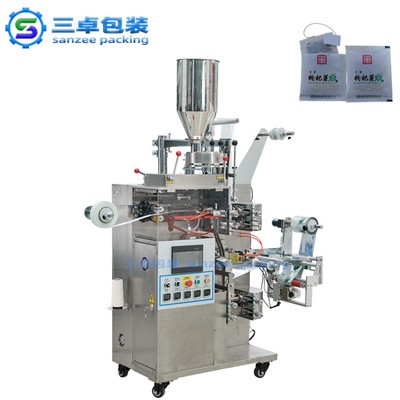 内外袋袋泡茶包装机 茶叶包装机带线标袋泡茶包装机 颗粒包装机图3