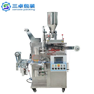 内外袋袋泡茶包装机 茶叶包装机带线标袋泡茶包装机 颗粒包装机图2