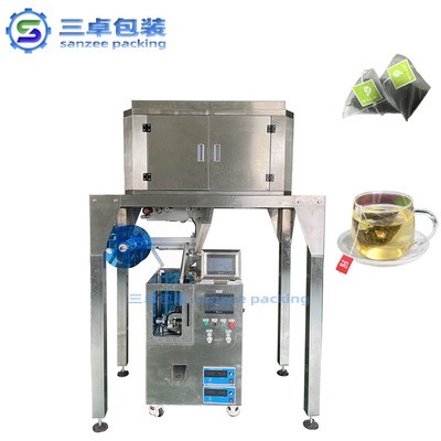 内外袋袋泡茶包装机 三角包包装机 组合秤包装机 茶叶包装机图4