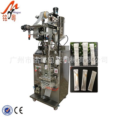 漱口水液体圆角包装机半流体液体立式包装机润滑油剂异型袋灌装机图2