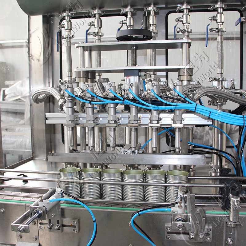 椰奶灌装机 尼为工厂定制自动伺服活塞灌装机 灌装机 全自动液体图2