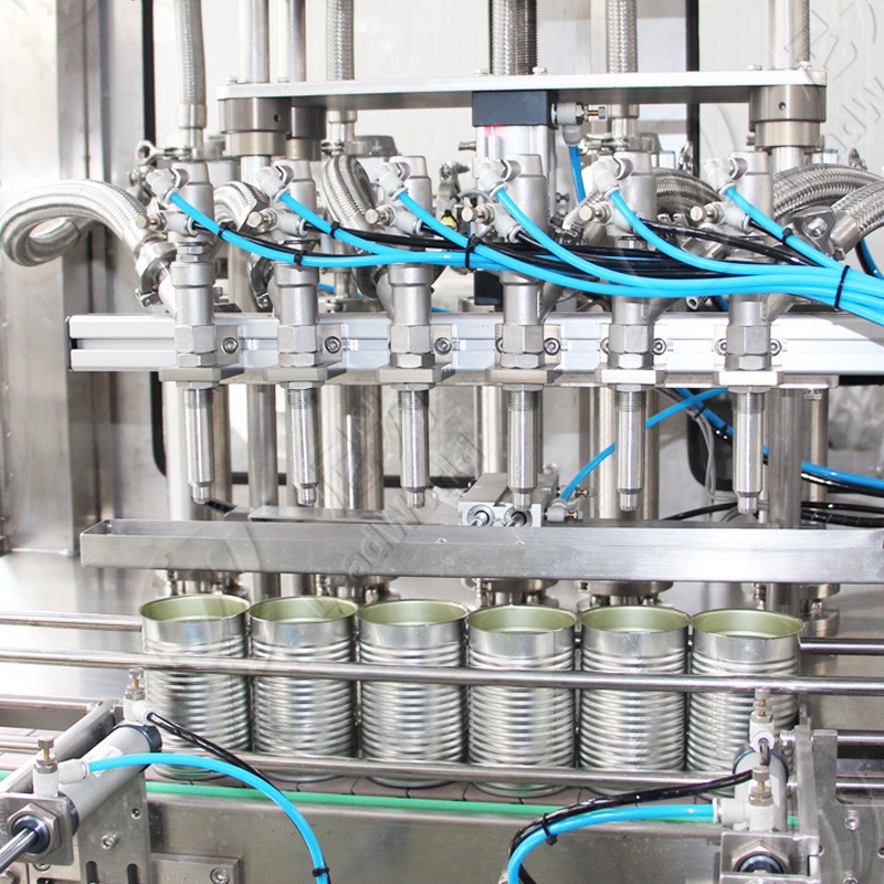 灌装机全自动液体 产地货源定制10g~5L瓶装桶罐装直线定量灌装机图2